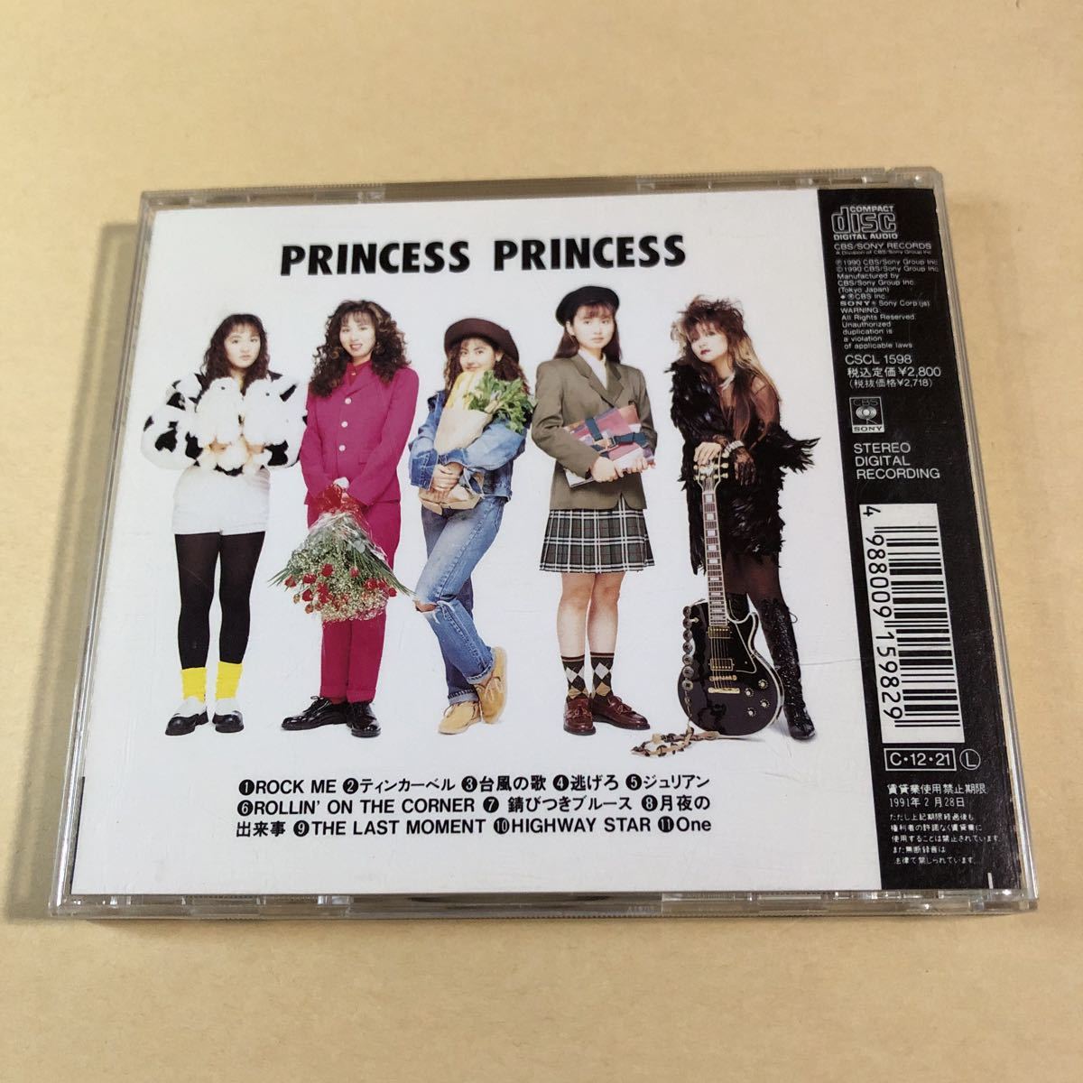 プリンセス・プリンセス 1CD「PRINCESS PRINCESS」_画像2