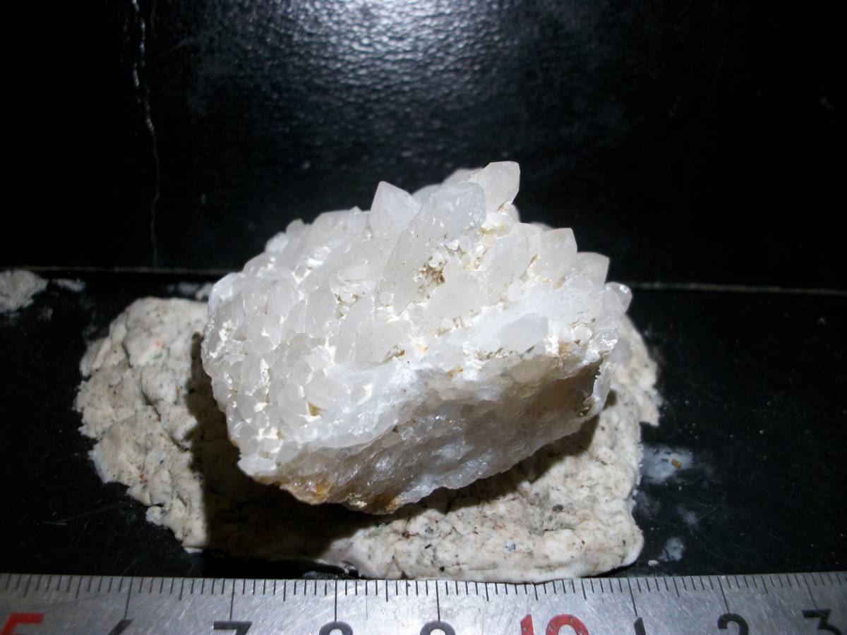 国産鉱物 奈良県 橡谷 水晶 クラスター クォーツ 大小の結晶多数 ハイグレード 定型外発送の画像3