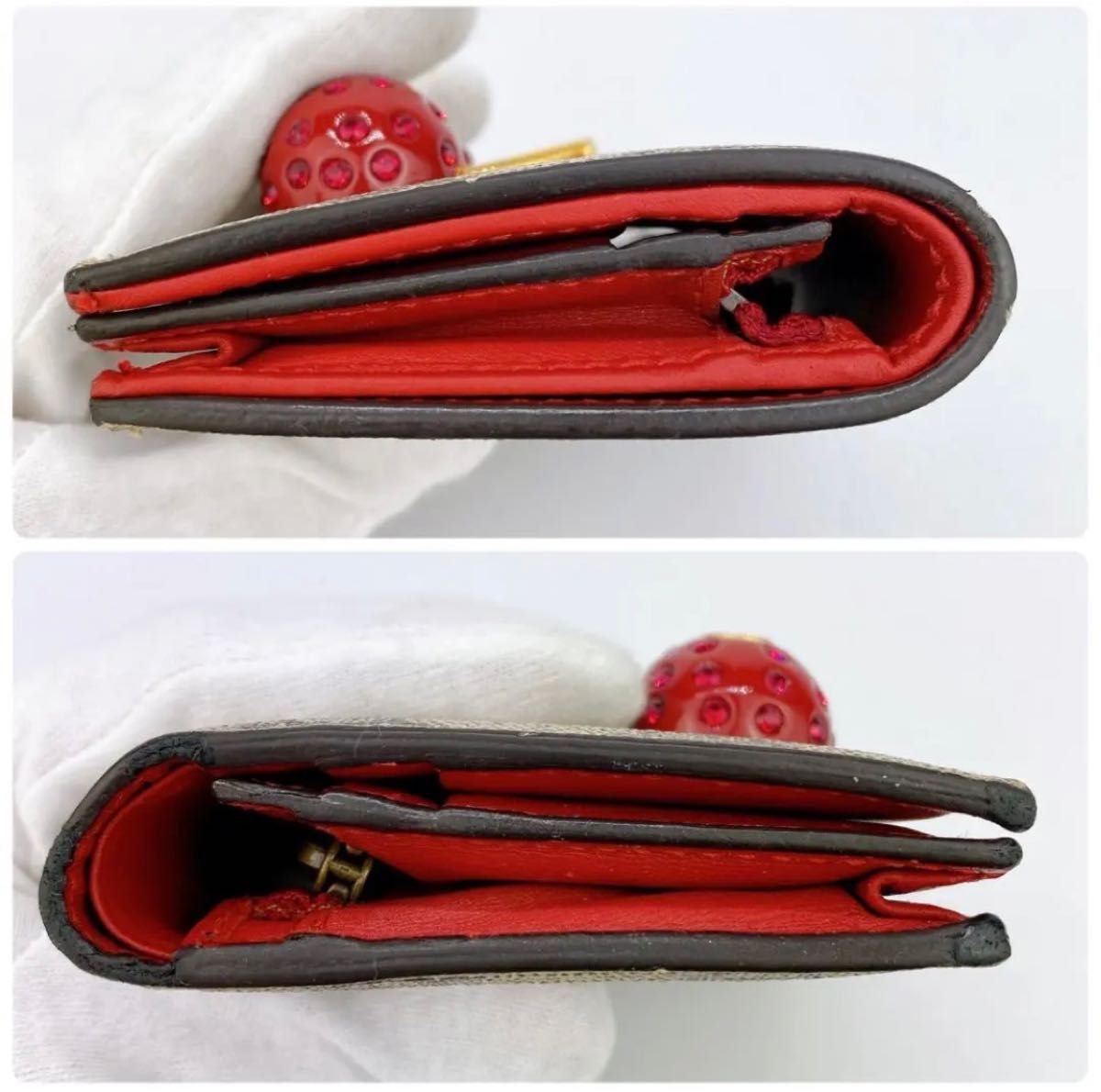 GUCCI さくらんぼ 二つ折り財布 | noonanwaste.com
