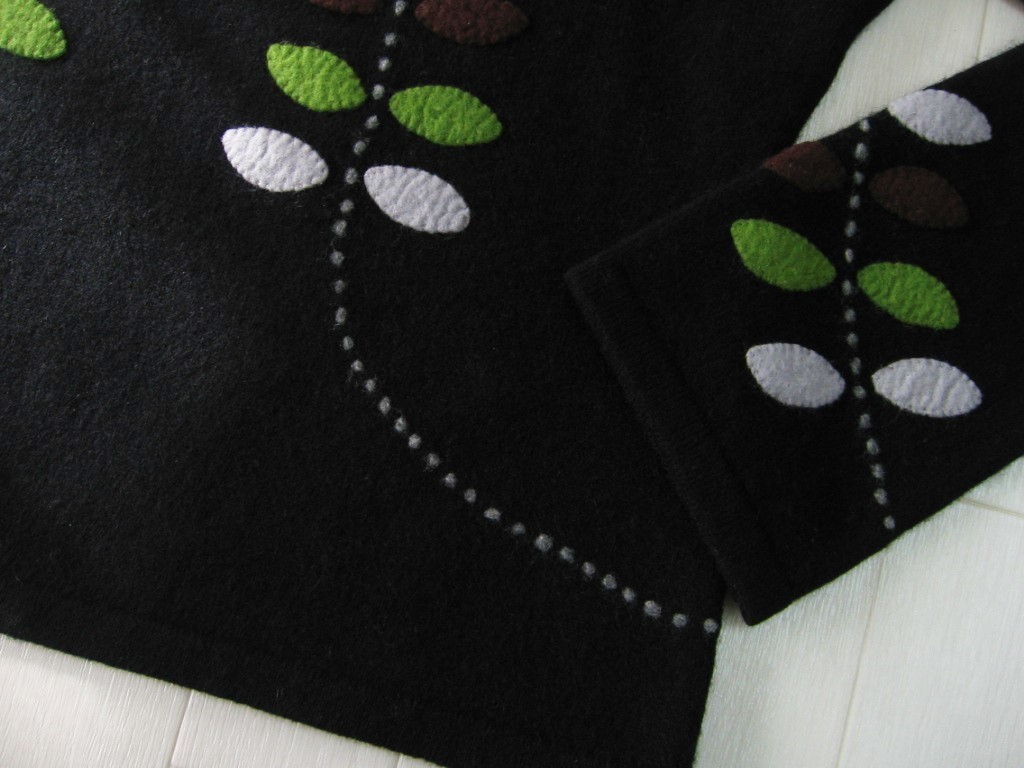 低廉 刺繍 花柄 ウール 美品 espaciomalvon.com.ar