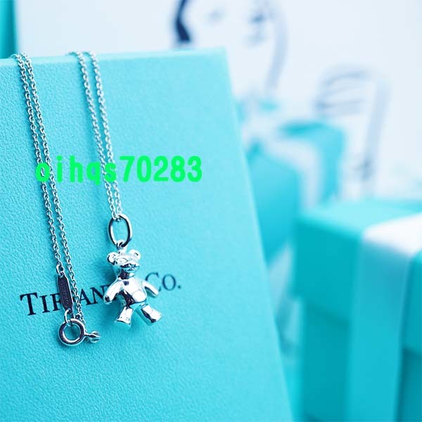 ♪即決♪新品 未使用 TIFFANY &Co. ティファニー テディ ベアペンダント-