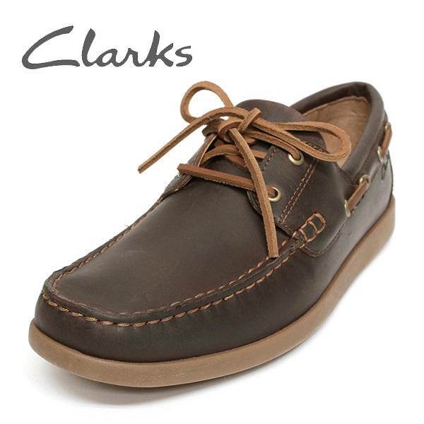 クラークス 靴 メンズ デッキシューズ カジュアルシューズ 9 M(約27cm) CLARKS FERIUS COAST 新品_画像1