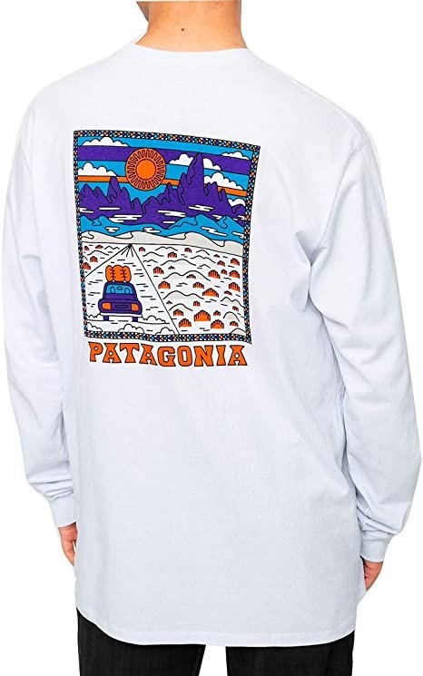 PATAGONIA LONG SLEEVE SUMMIT ROAD RESPONSIBILI TEE 38519 WHI [並行輸入品]　ホワイト　サイズＬ_画像1