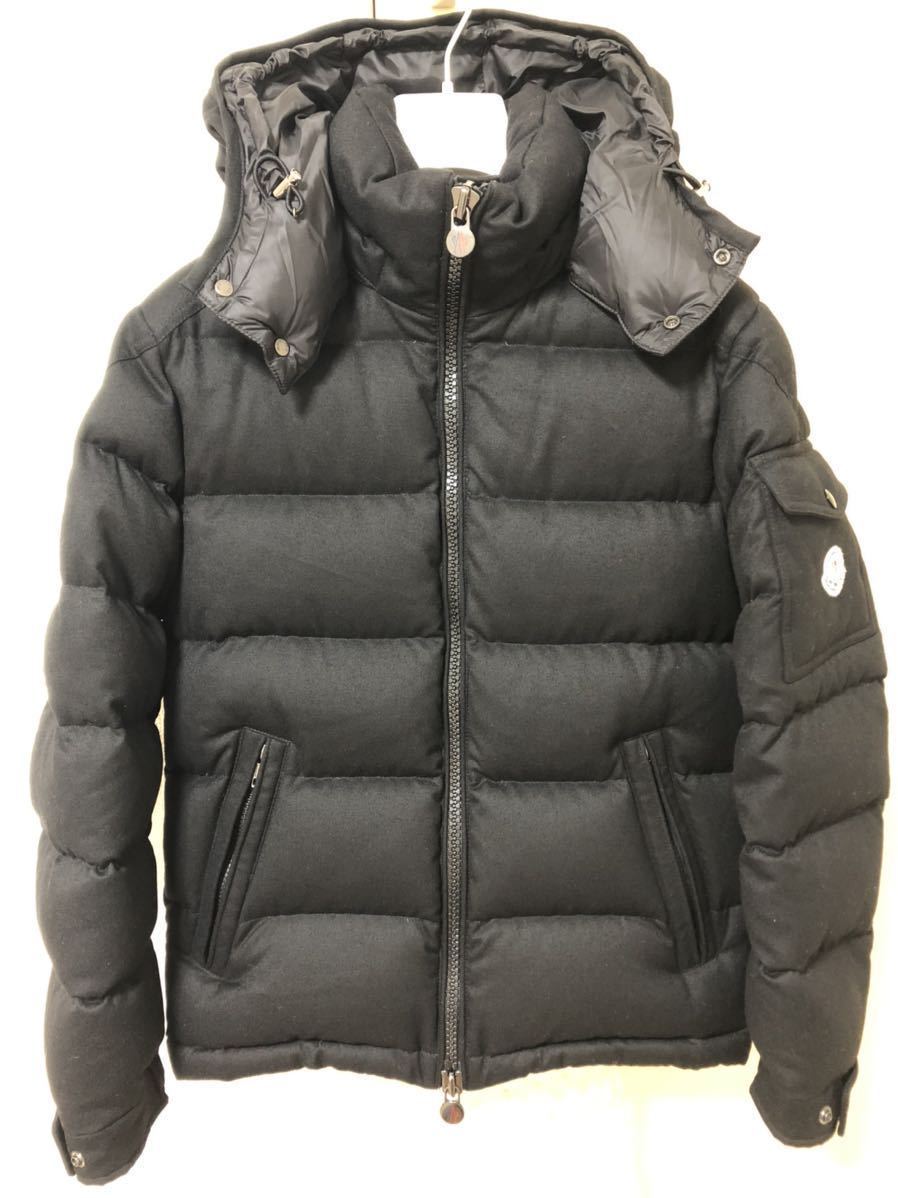 美品 MONCLER MONTGENEVRE モンクレール モンジュネーブル ブラック 0 XS〜S 国内正規品 モンクレールジャパン ダウン ジャケット ブルゾン_画像2