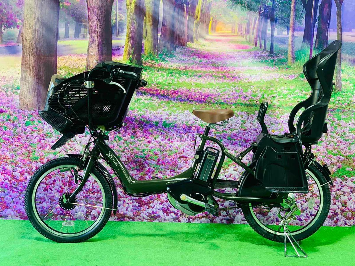 正規逆輸入品】 ➁ 4763子供乗せ電動自転車ブリヂストン3人乗り新品20