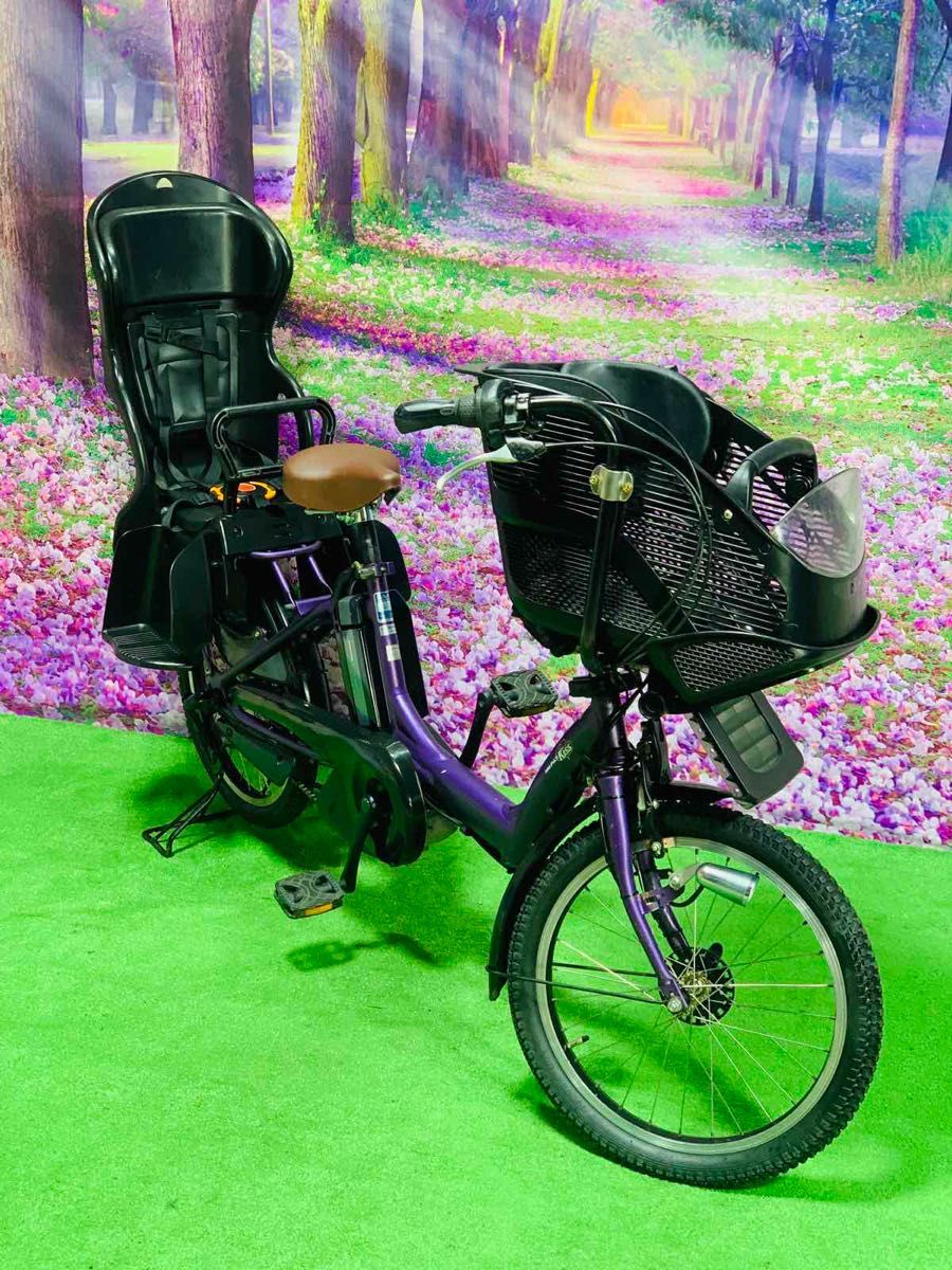 ➃ 4770子供乗せ電動自転車ヤマハ3人乗り新品20インチ良好バッテリー