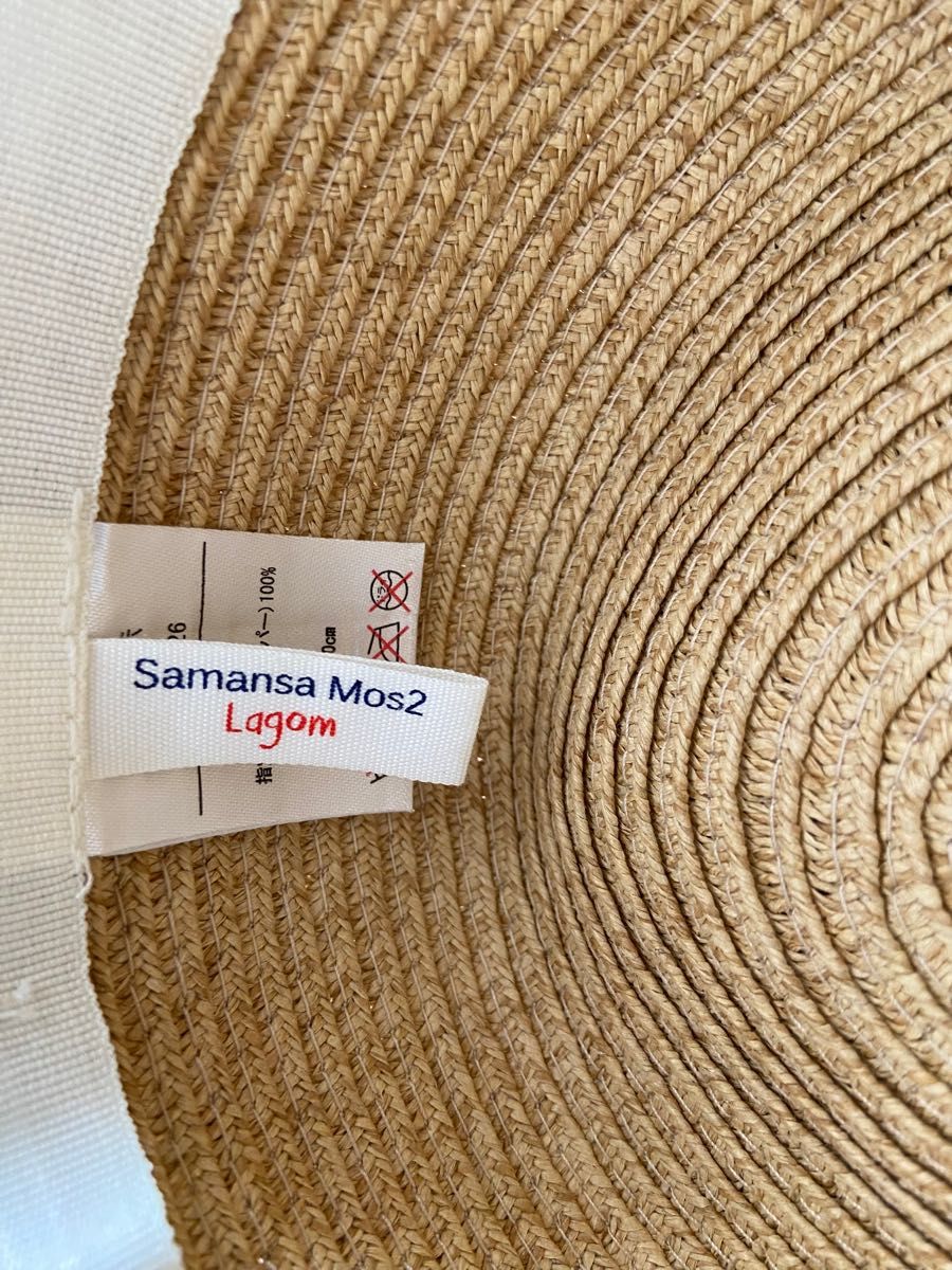 Samansa Mos2 Lagom  サマンサモスモス 子供用　麦わら帽子　50cm