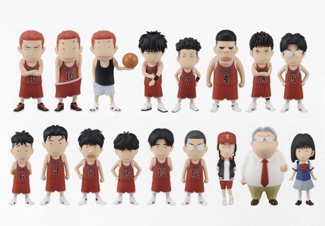 送料無料! THE FIRST SLAM DUNK FIGURE COLLECTION 湘北SET