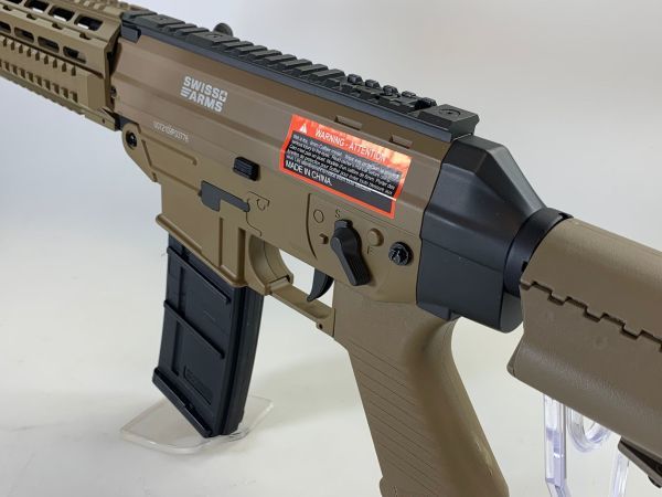【裏SSS】サイバーガン 製 SG556 SBR RIS 電動ガン FDE Swiss Arms 公式ライセンス品☆検 P220 P226 P210 P225 Pro SIG552 SIG550 MCXの画像5