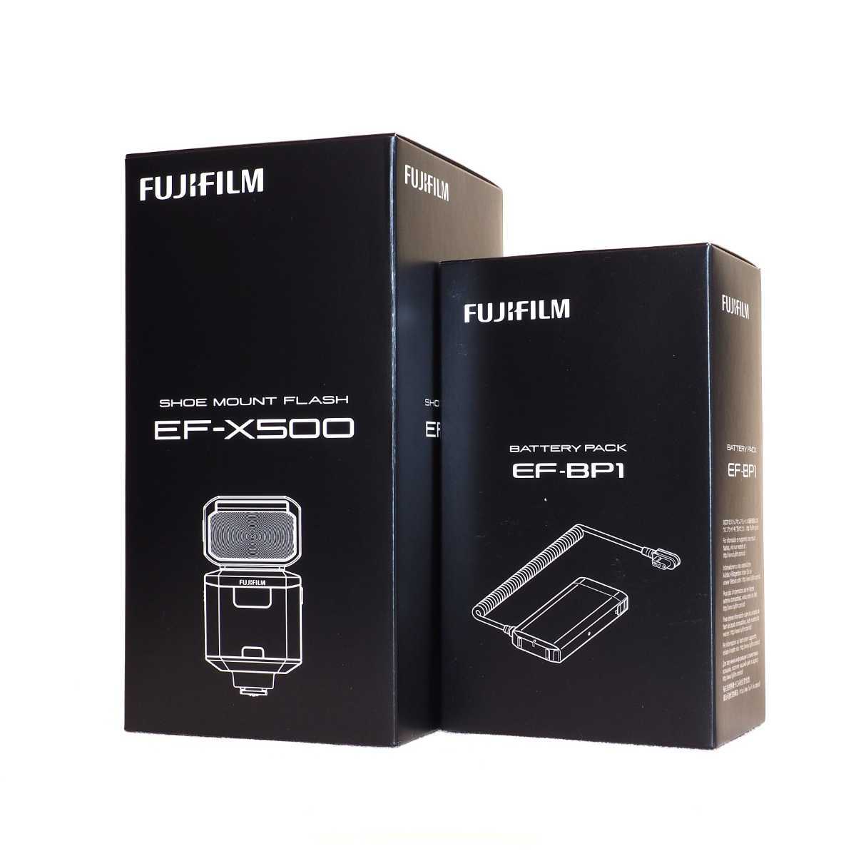 FUJIFILM フジフイルム クリップオンフラッシュ EF-X500 EF-BP1 セット　③_画像1