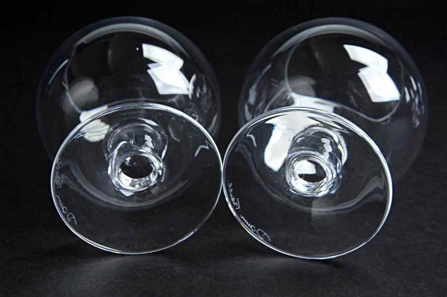 FL0106◆Dome France ドーム クリスタルガラス ブランデーグラス ６客◆酒器 ｎの画像9