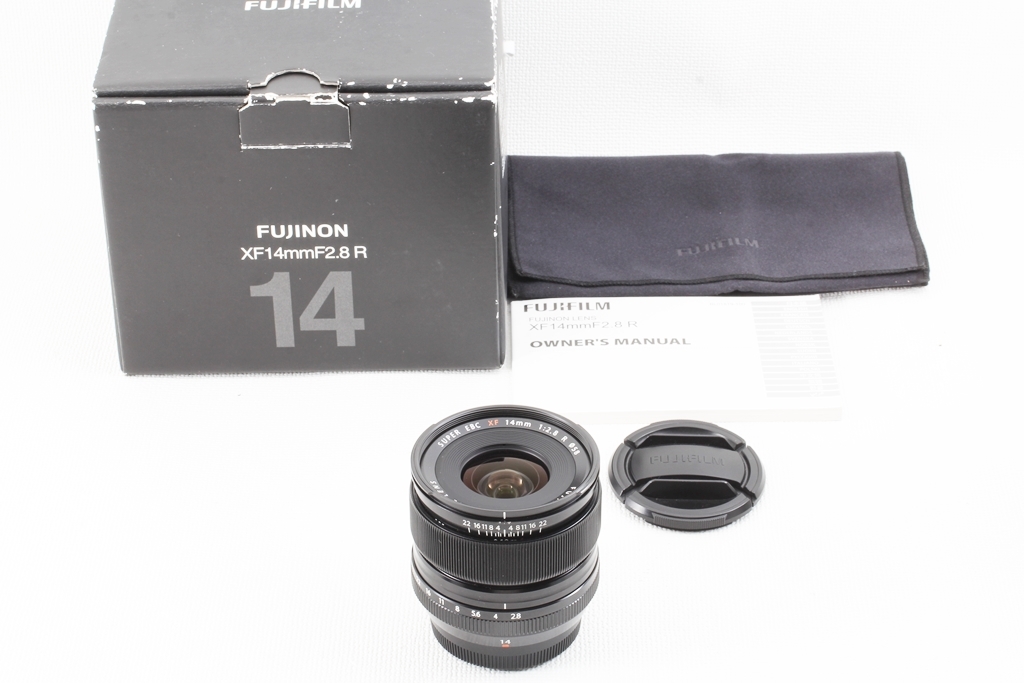 極上品◇FUJIFILM フジフィルム XF 14mm F2.8 R◇超広角レンズ/a-9570