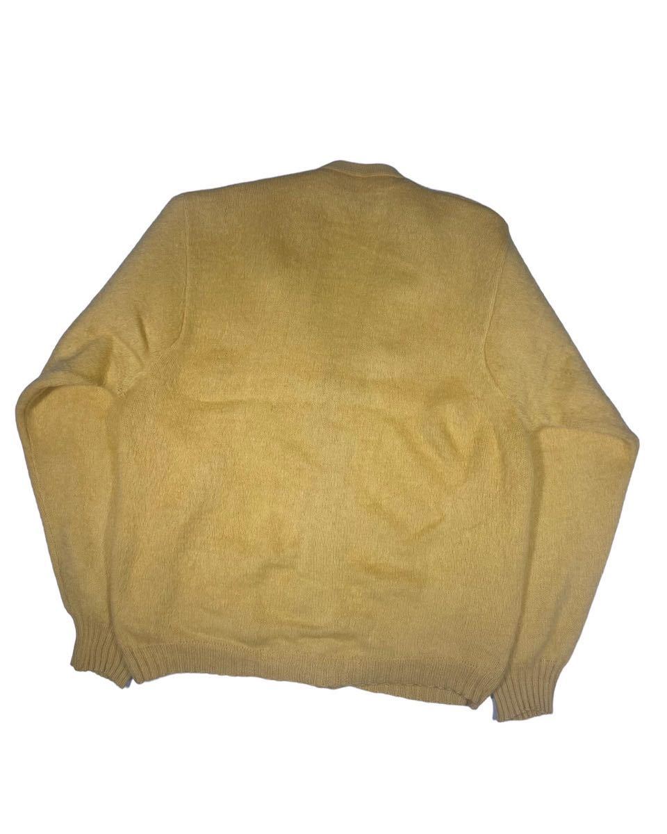 【メール便無料】 60s THE BAGGY SHAG LORD JEFF USA製 モヘアカーディガン ヴィンテージ ビンテージ 毛足 カートコバーン カシミヤ ニット vintage old カーディガン