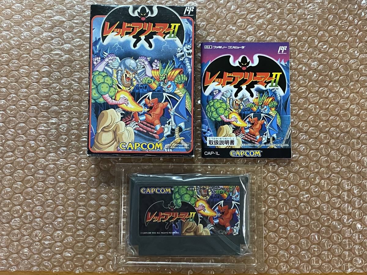 ヤフオク! - FC 珍品 レア ファミコンソフト レッドアリーマー2 箱...
