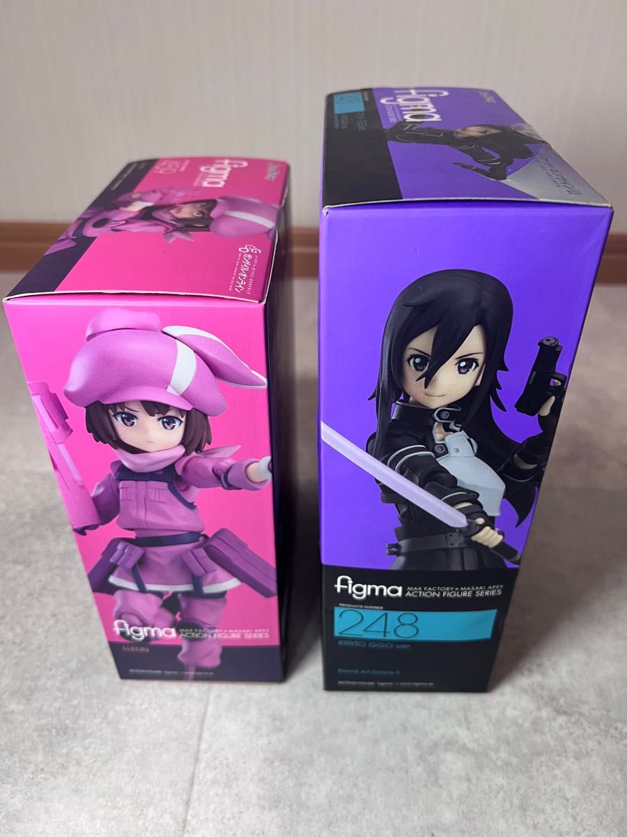 figma ソードアート・オンラインII キリト レン 2体セット GGO figma ソードアート・オンラインII キリト レン 2体セット GGO