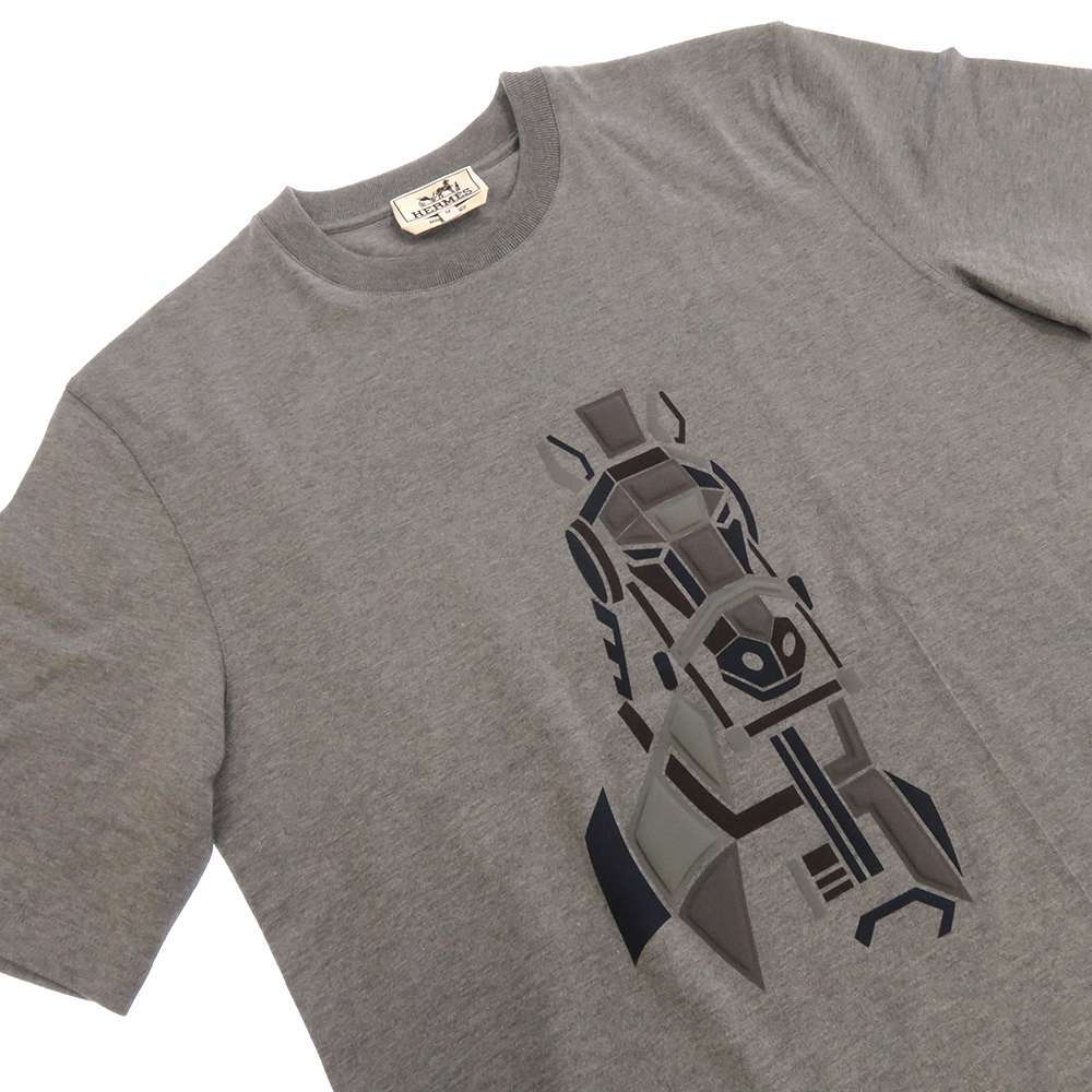 エルメス Tシャツ メガシャリオ3D 半袖 メンズサイズM HERMES トップス