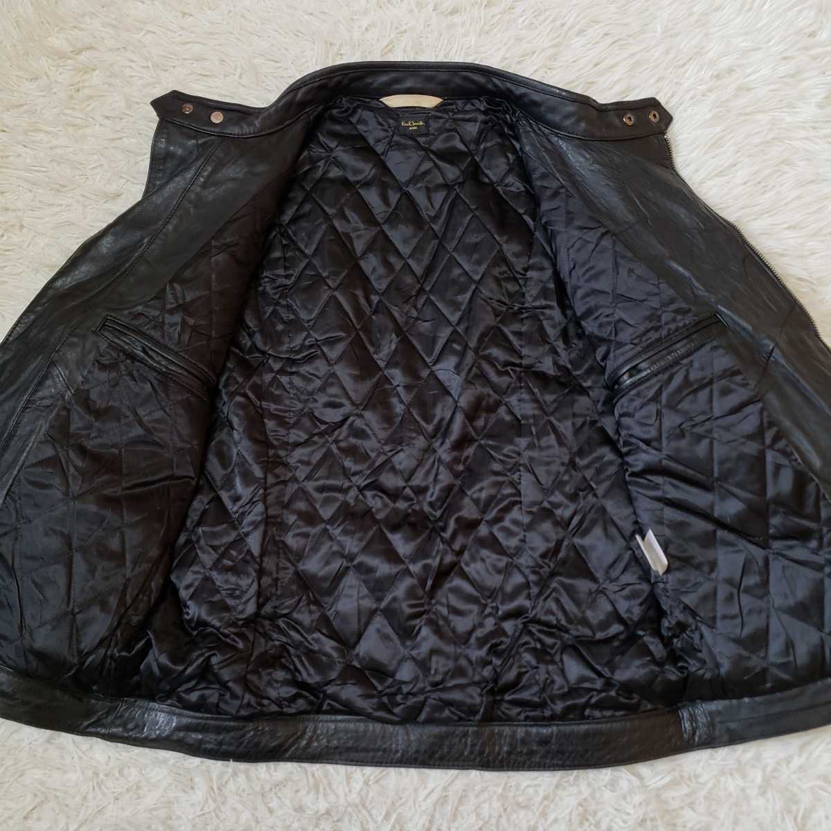 Paul Smith 馬革 M ポールスミス ライダースジャケット レザー