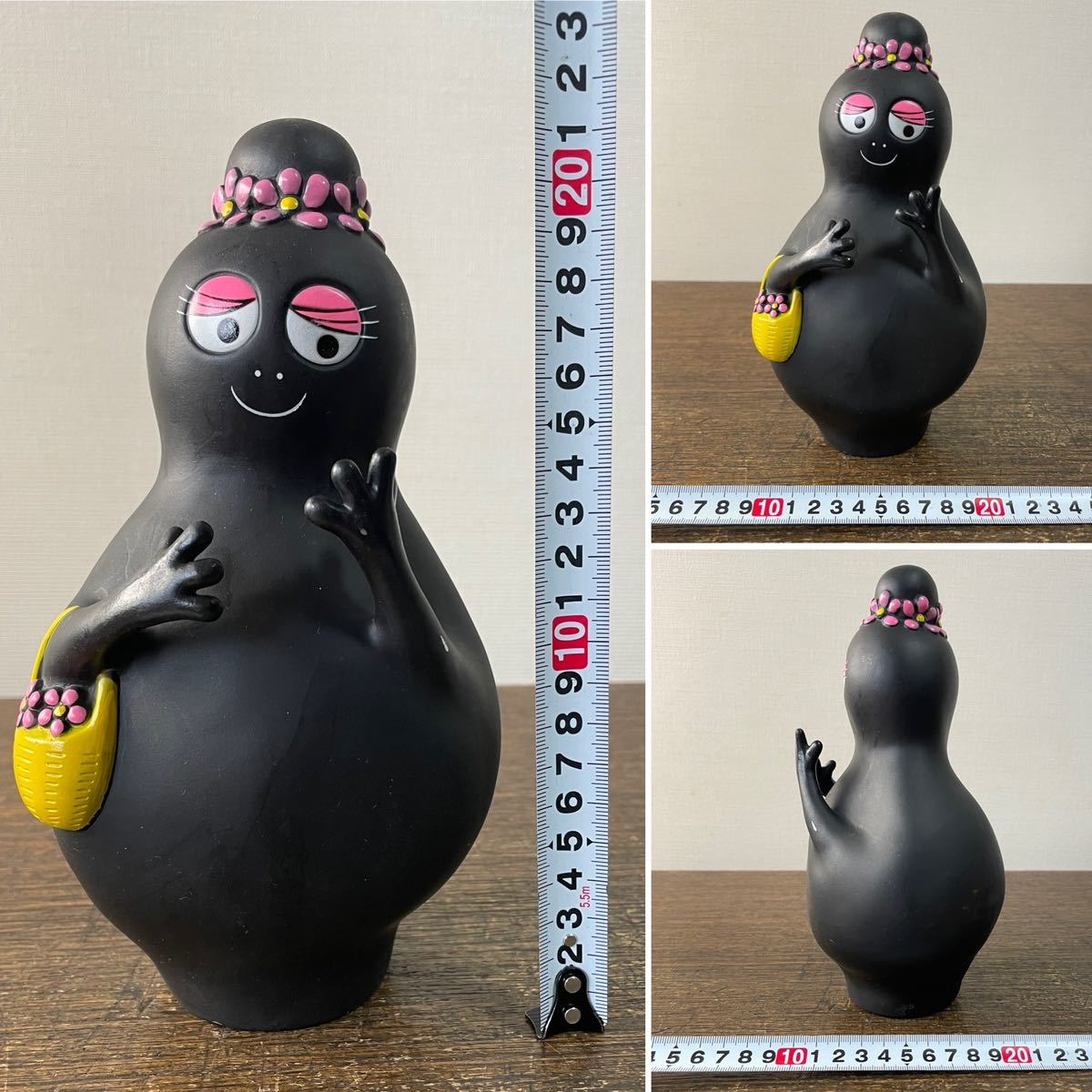 当時物 TOMY バーバママ ソフビ フィギュア 高さ約22.5cm バーバパパ 鳴き人形 昭和 レトロ 玩具 ビンテージ 人形 希少_画像8