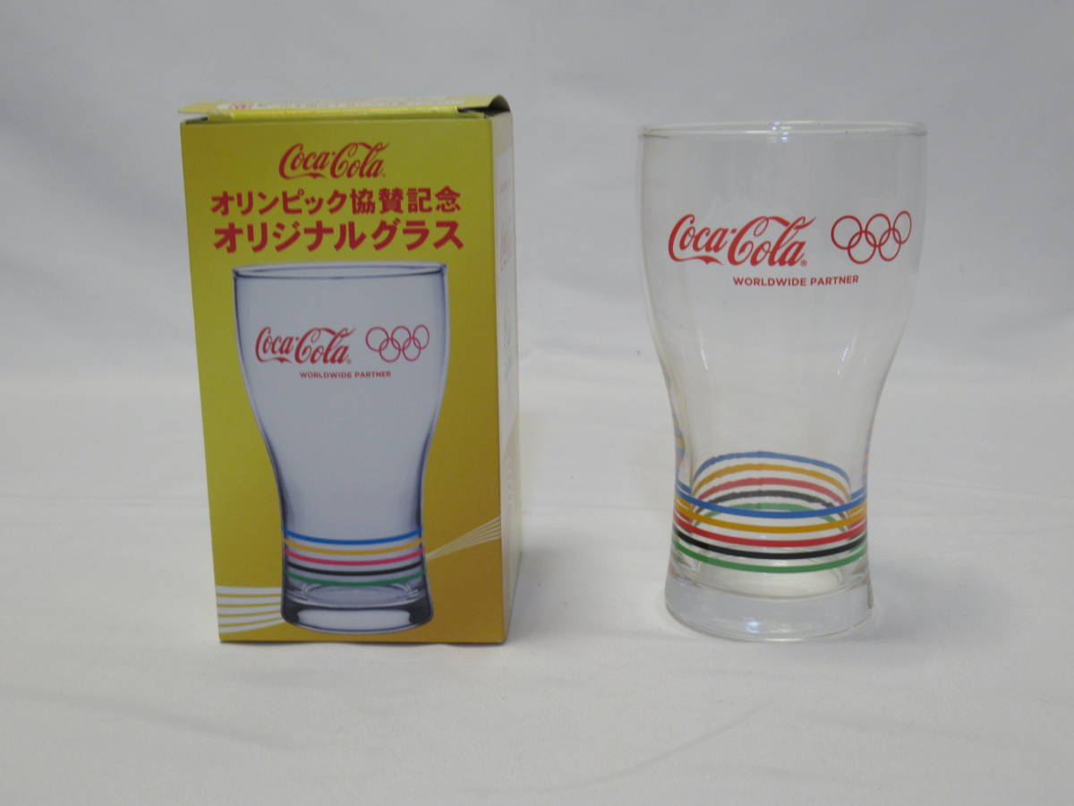 【新品未使用】コカ・コーラ限定/オリンピック協賛記念/オリジナルグラス_画像1