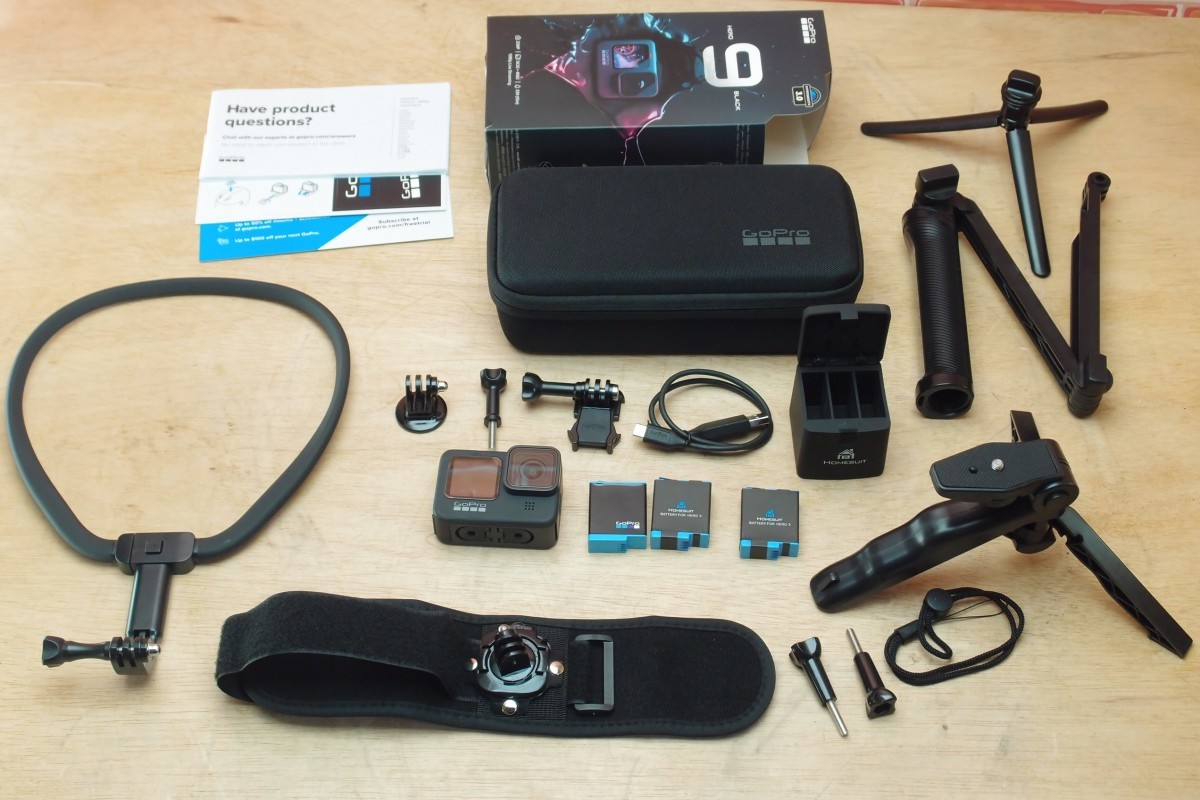 GoPro HERO9 Black 美品 バッテリー3つ マルチ充電器 128GBmicroSD