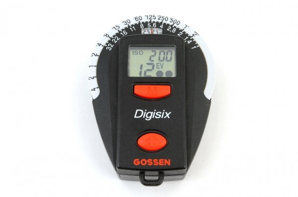 [ beautiful goods ]GOSSEN Digisixgosen small size light meter digital display go in ., reflection light. . light mode . temperature measurement clock display #4592