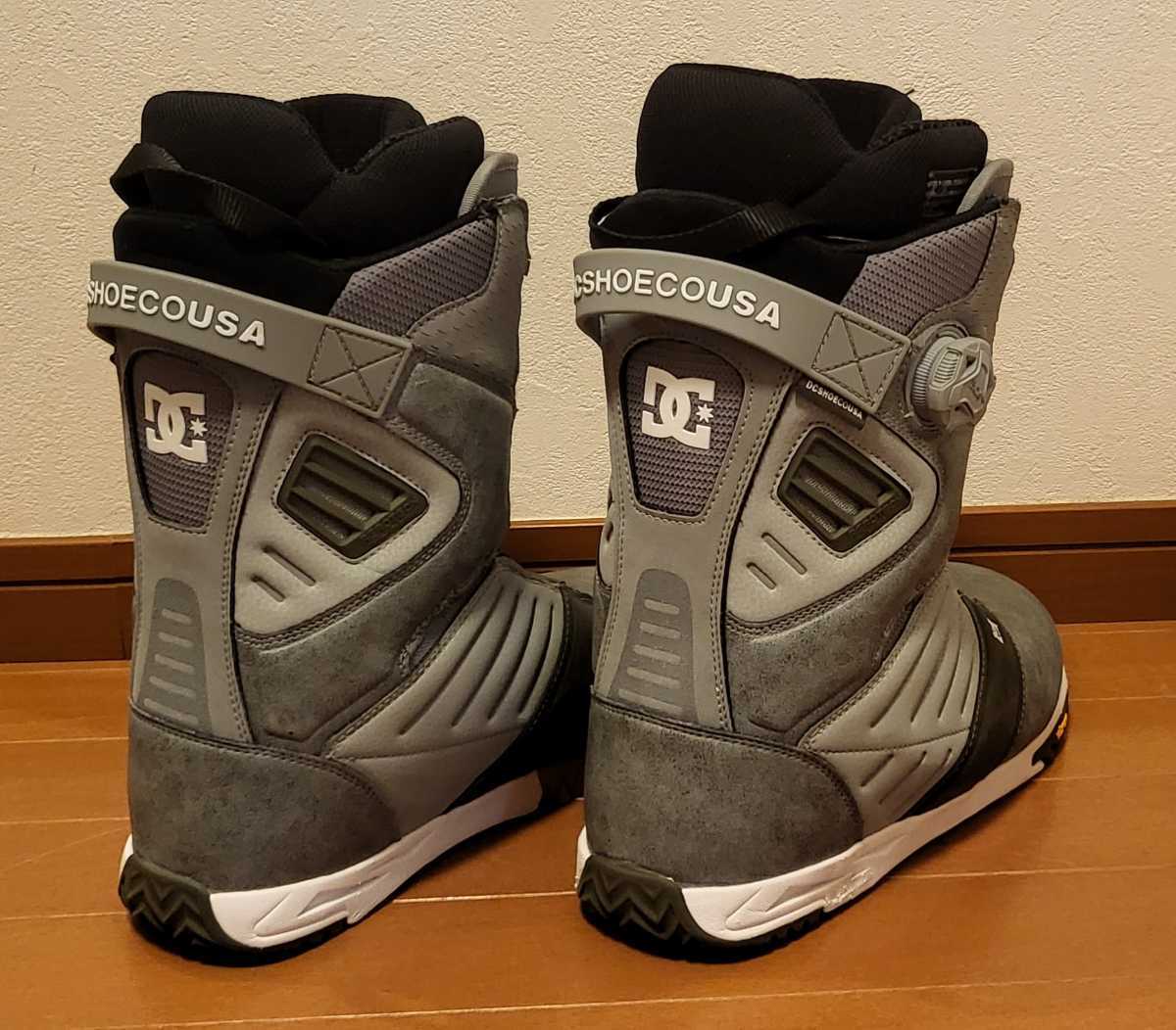 美品 DC SHOES MEN'S JUDGE 27.0cm US9 グレー ダブルBOA 2019-2020年
