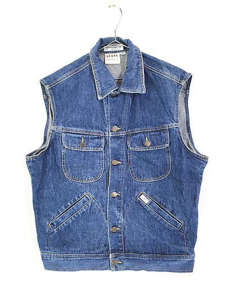 2022年製 新品】 USA製 90s 古着 レディース GUESS 古着 M ベスト