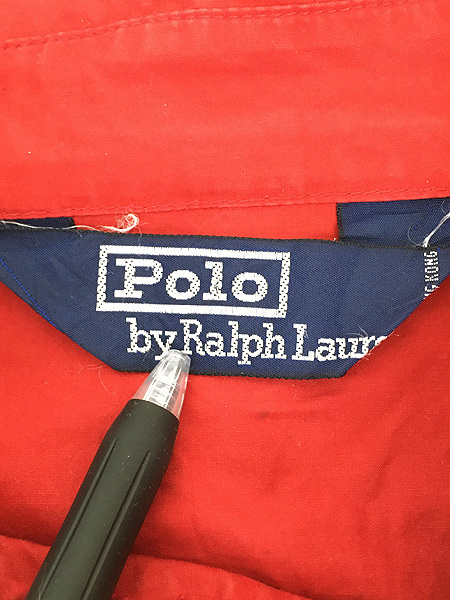 古着 90s POLO Ralph Lauren 「RL-67 1993」 比翼 トリコロール コットン ジャケット XL_画像8