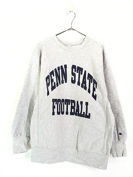 古着 90s USA製 Champion Reverse Weave 「PENN STATE」 リバース スウェット XL 古着