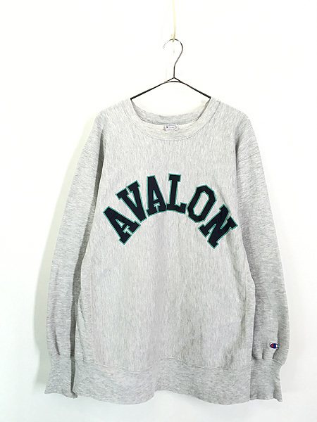 古着 90s USA製 Champion Reverse Weave 「AVALON」 リバース スウェット XL 古着