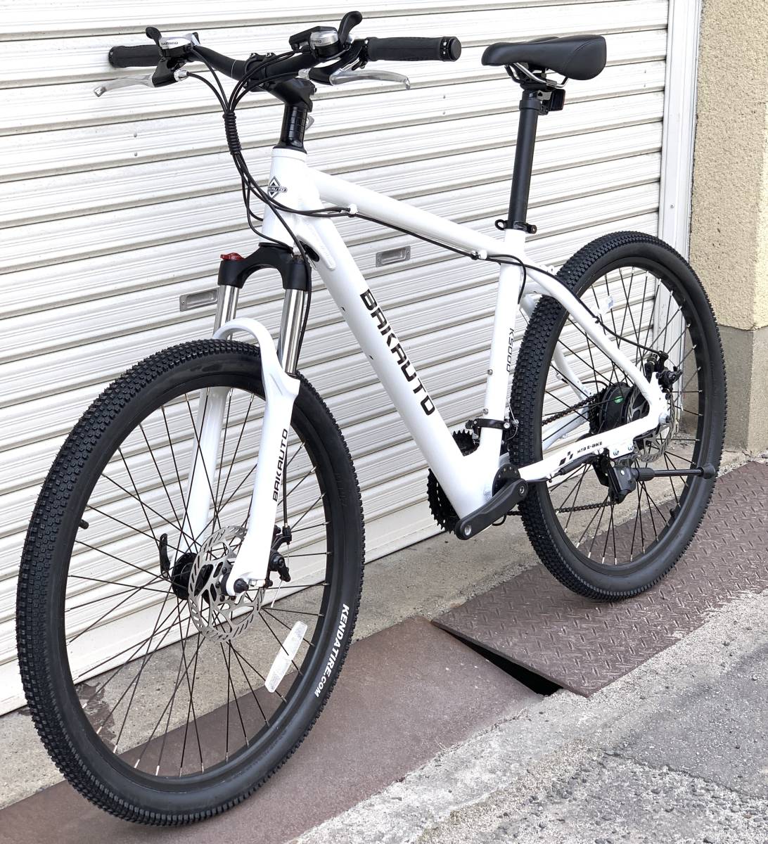 1 jpy new car! strengthen frame!5 mode 36V light weight electric assist MTB Shimano 21 step shifting gears battery built-in disk brake domestic not yet sale 