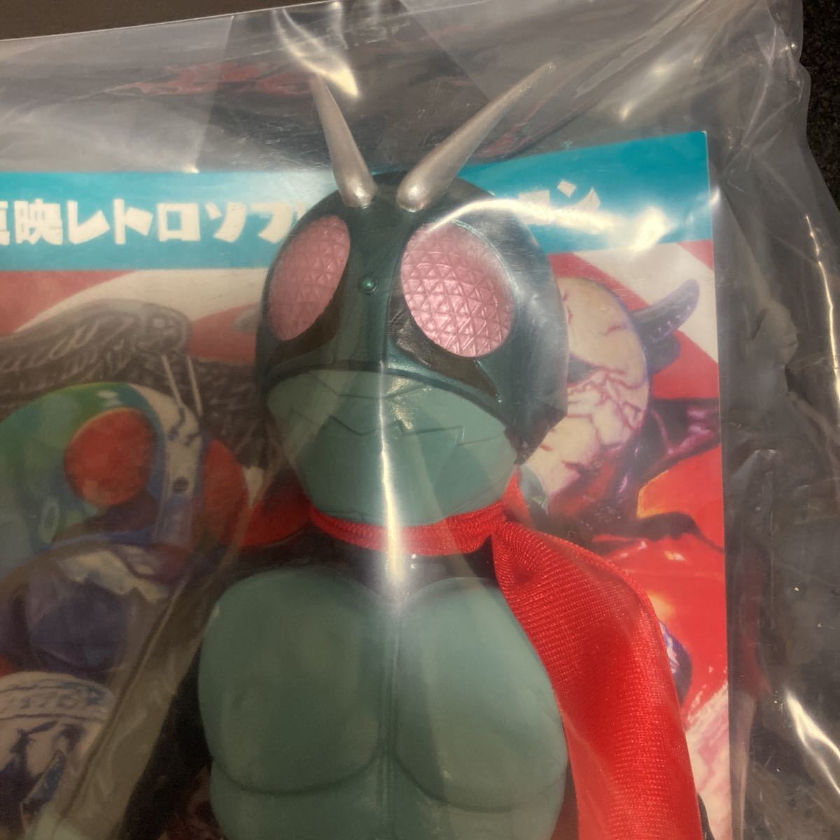 東映レトロソフビ 仮面ライダー 旧1号 DX版 未開封 Yahoo!オークション - 未開封 新品 仮面ライダー 旧1号(DX版