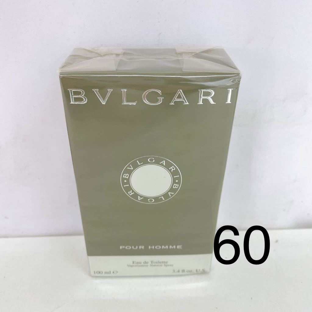 1AA43【未開封未使用】BVLGARI/ブルガリ POUR HOMME/プールオム 100ml 香水 美品 元箱 新古品 現状品の画像1