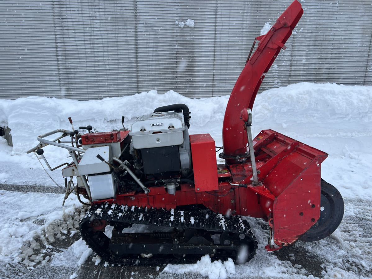  Fuji i snow rotary FSR1100GKD snowblower Kubota diesel engine 20 horse power 