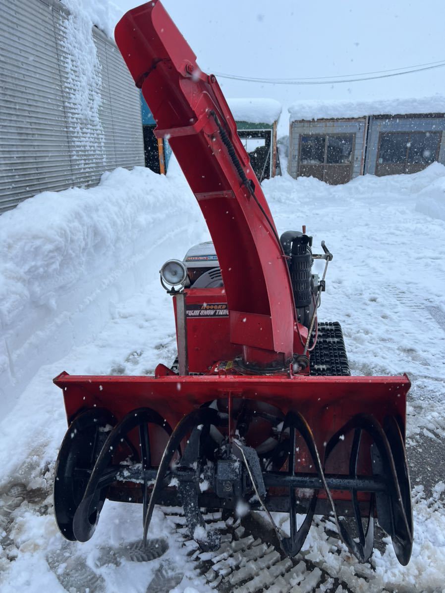  Fuji i snow rotary FSR1100GKD snowblower Kubota diesel engine 20 horse power 