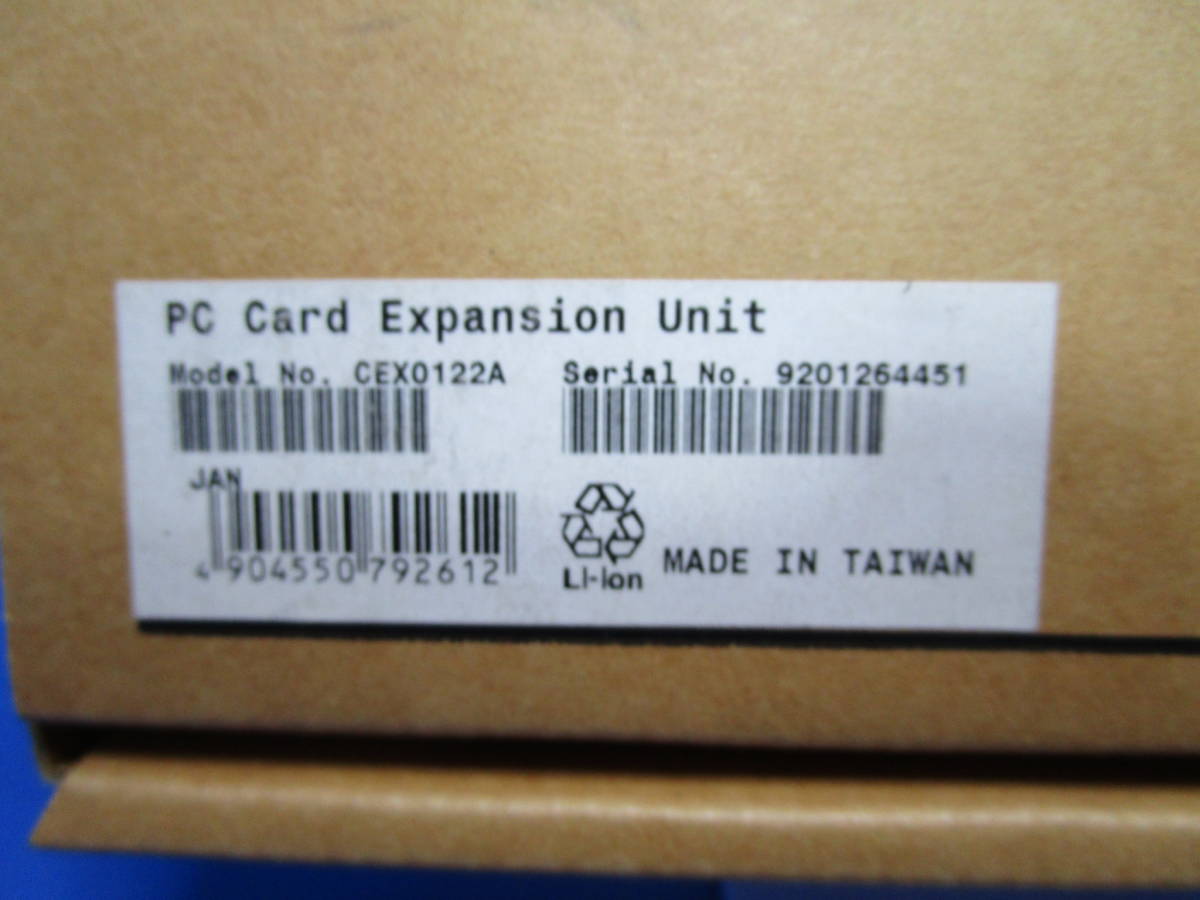 TOSHIBA バッテリPC カード拡張ユニット CEX0122A 1500mAhバッテリー内蔵_画像3