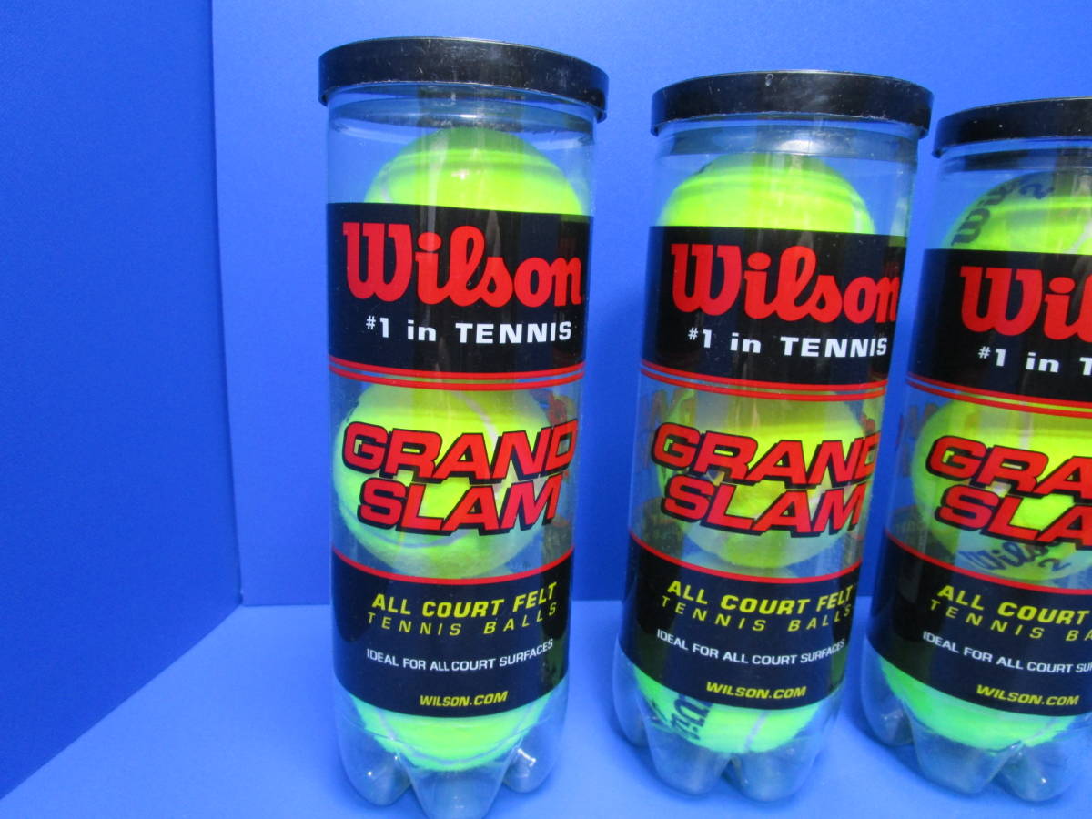 Wilson Tennis Balls WRT1043 3個入りパック×4 グランドスラムテニスボール_画像5