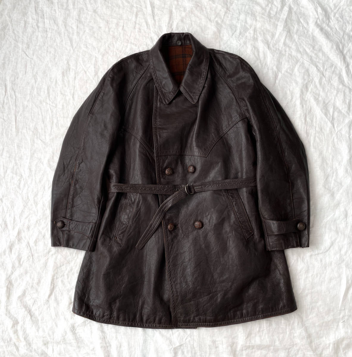 ww2 ドイツ軍 カーコート レザー 50s ユーロビンテージ 廉売 blog