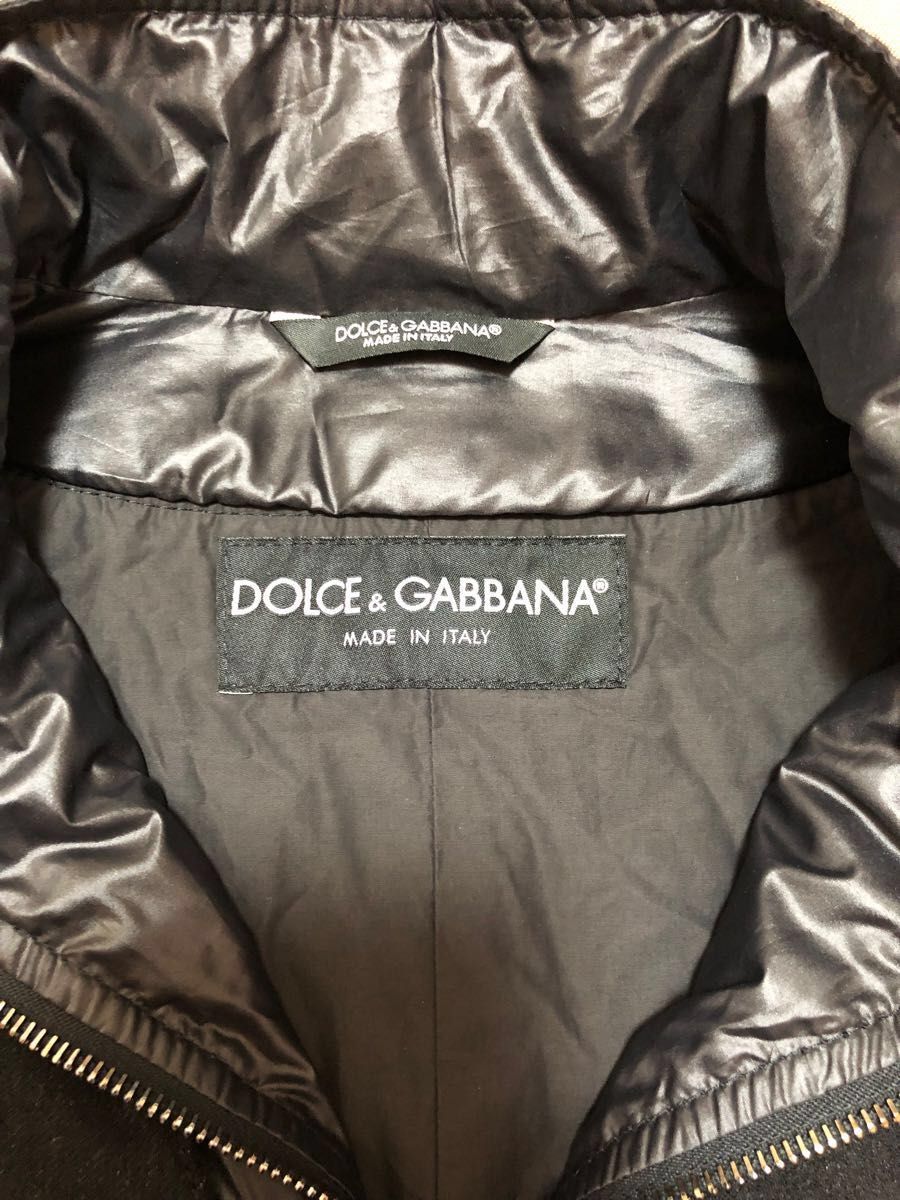 最終　値下げ　DOLCE&GABBANA ドルチェ&ガッバーナ　ダウンベスト　インナーダウン　ウール　46サイズ　美品　メンズ