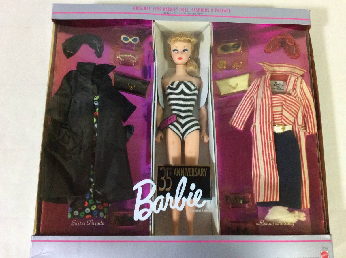 Yahoo!オークション - 【未開封】35th ANNIVERSARY Barbie