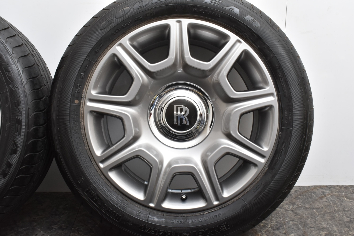 【希少品 美品】ロールスロイス ゴースト 純正 19in 8.5J +25 PCD120 グッドイヤー エフィシエントグリップ 255/50R19 レイス 流用_画像6