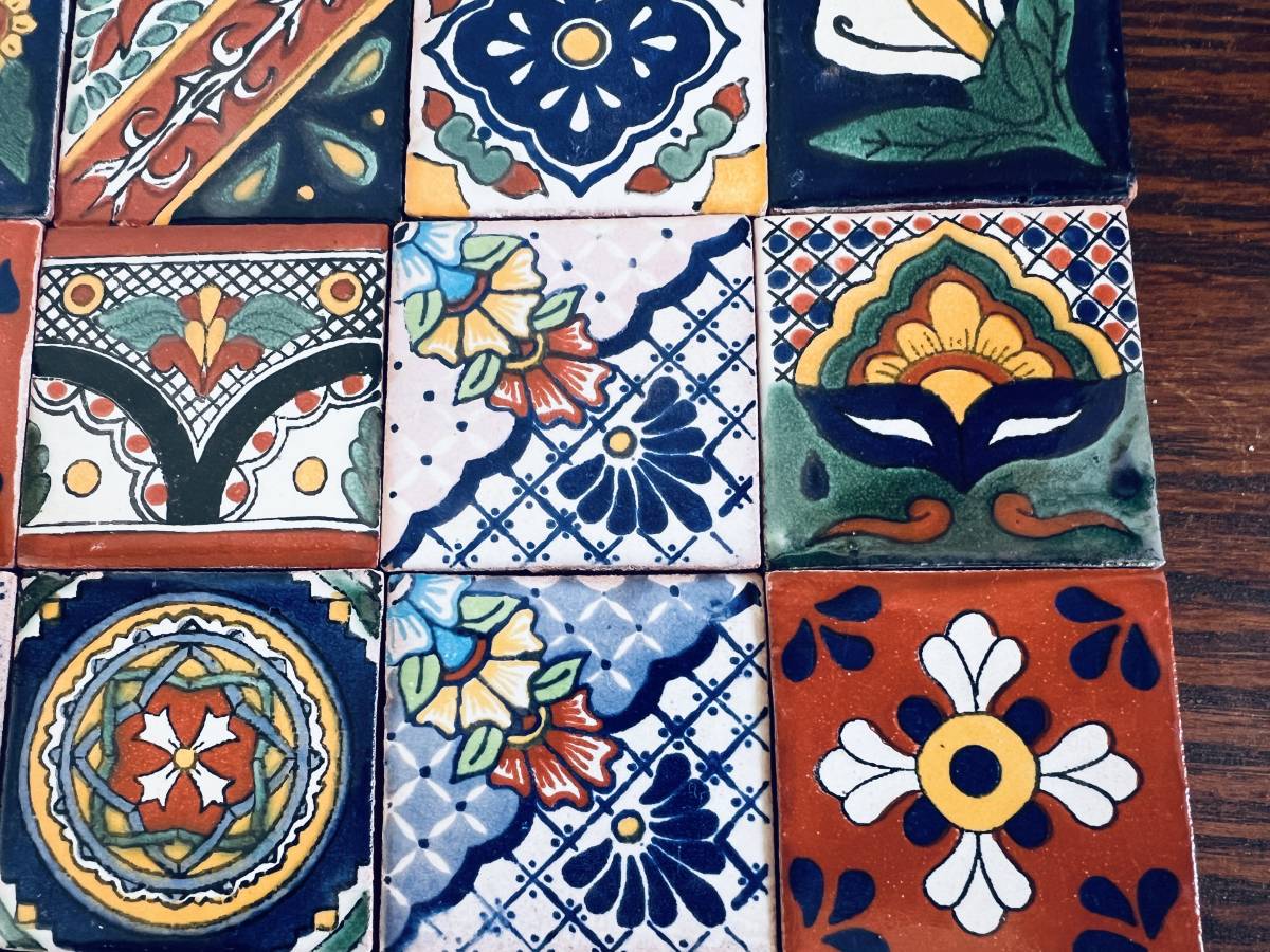 メキシカンタイル・メキシコタイル・5cm×5cm・200枚セット DIY-
