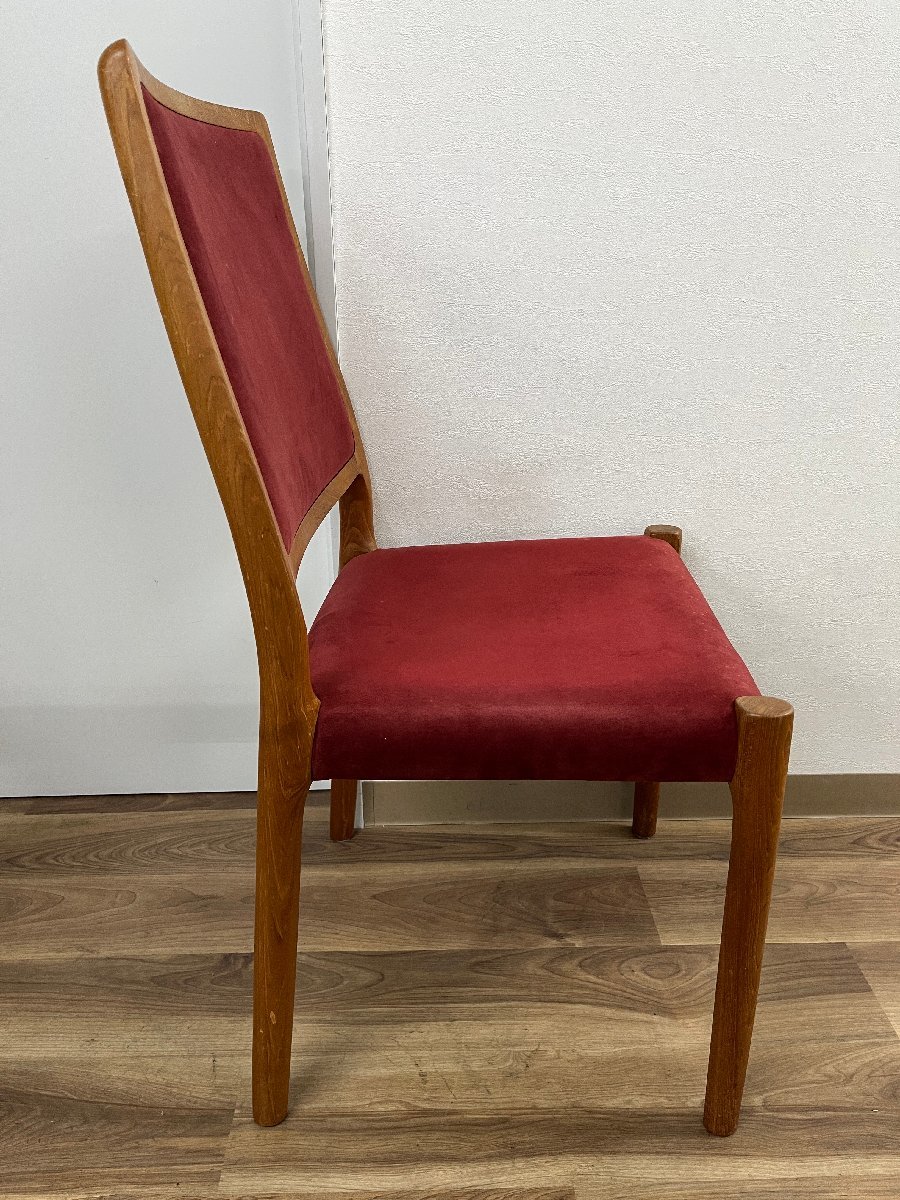 ④J.L.MOLLER HOJBJERG デンマーク 北欧モダン チーク材 ダイニング