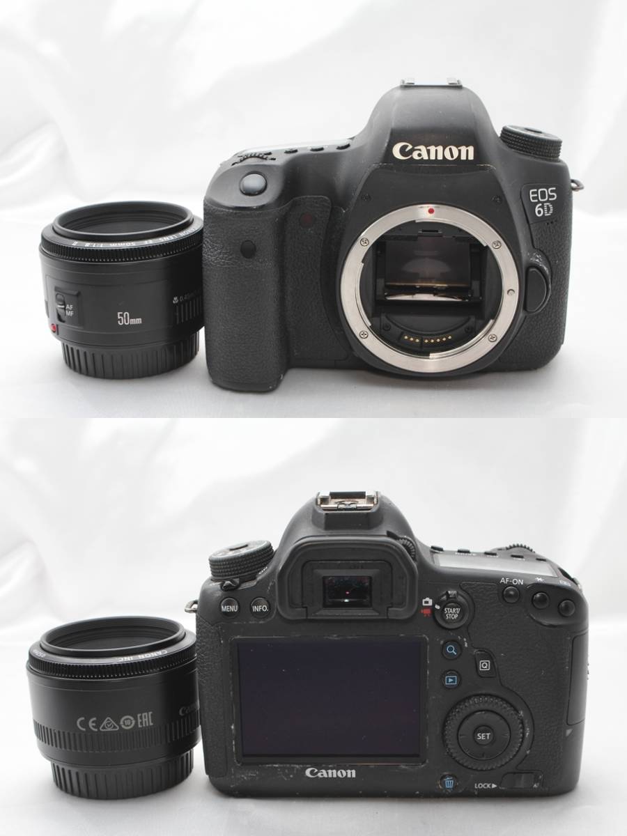 ★【限定！極上美品 神レンズ単焦点 フルサイズ スターティングセット】 Canon EOS 6D ★ EF50mm F1.8 II_画像5