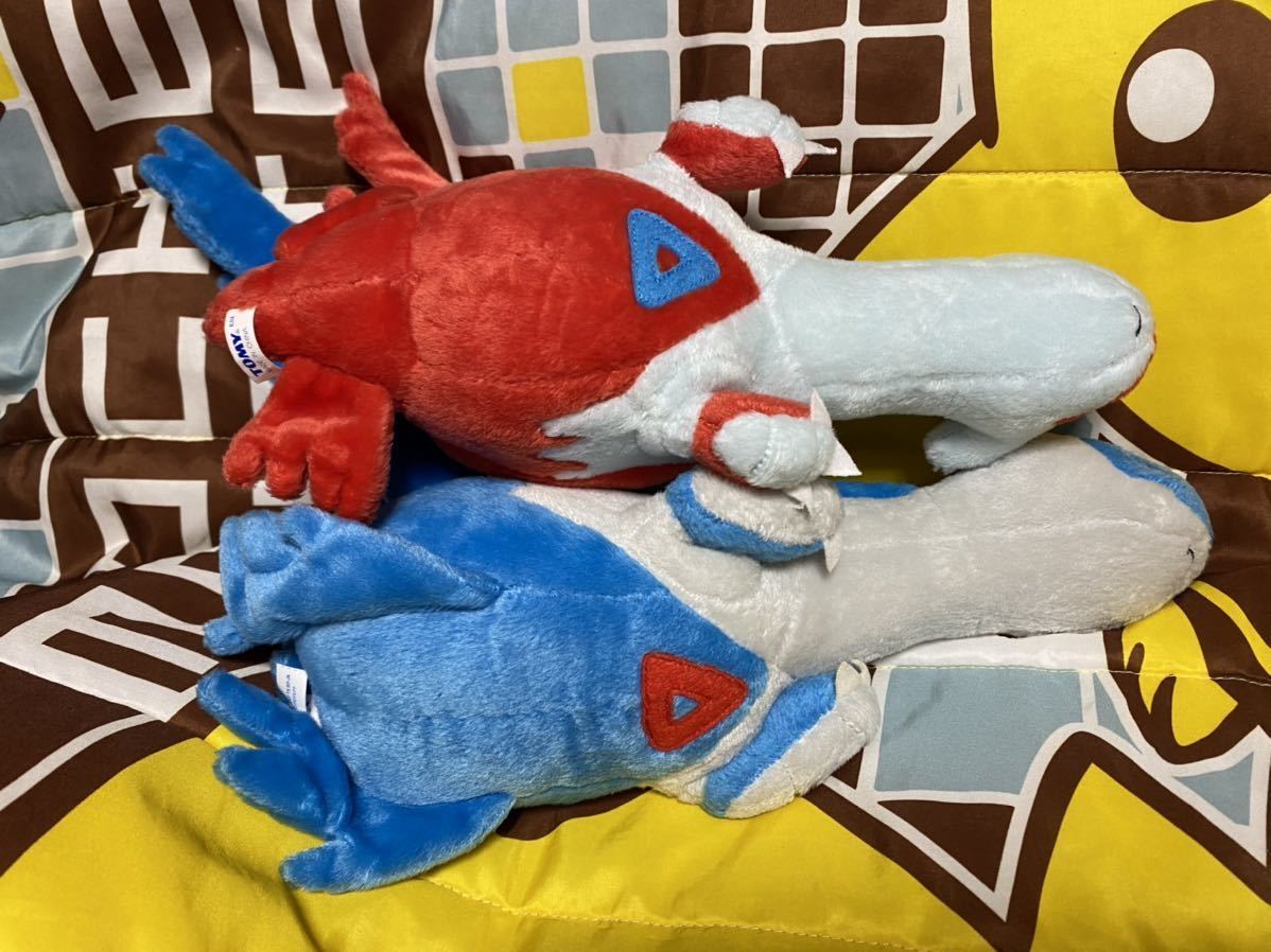  Pocket Monster Pokemon pair soft toy Latte .as&la Teos Tommy 2002 year rare 