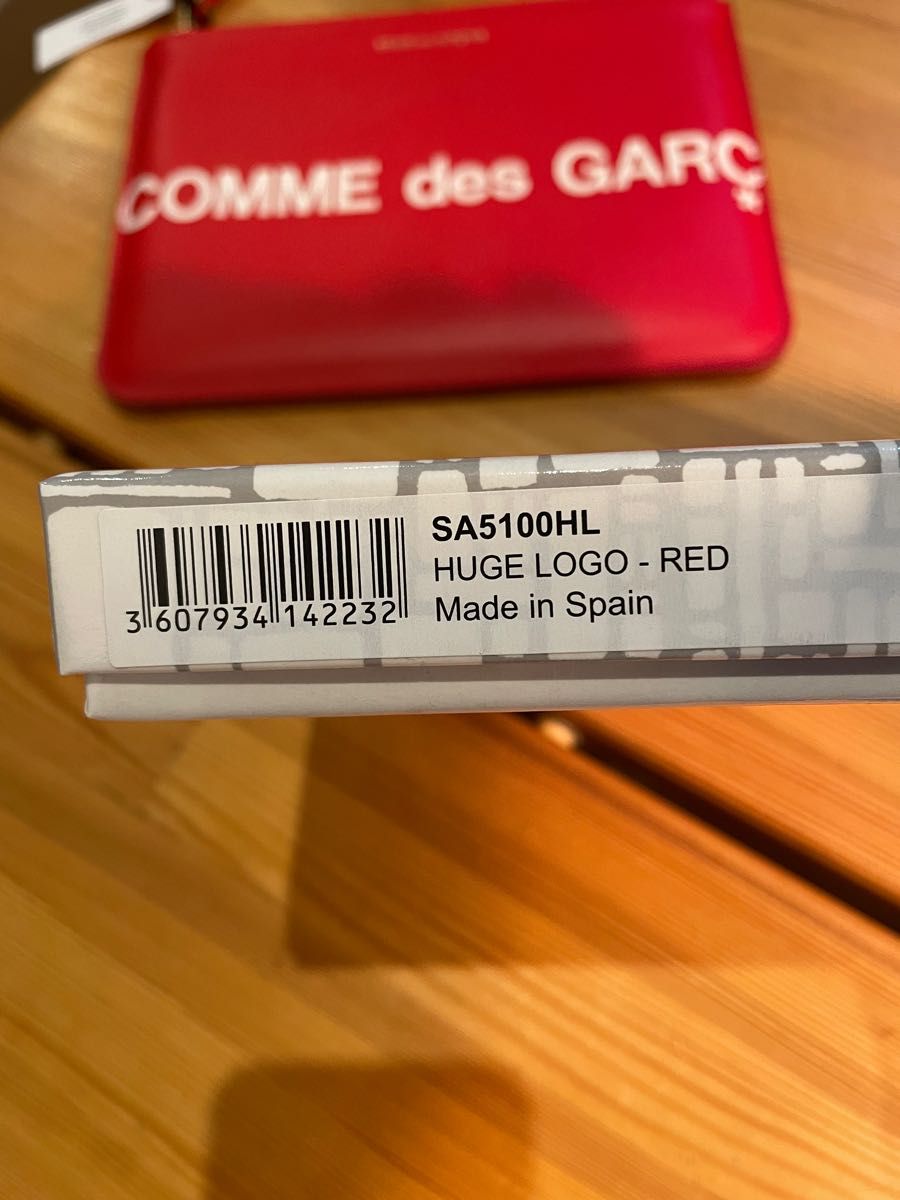 コムデギャルソン SA5100HL HUGE LOGO クラッチバッグ RED Yahoo