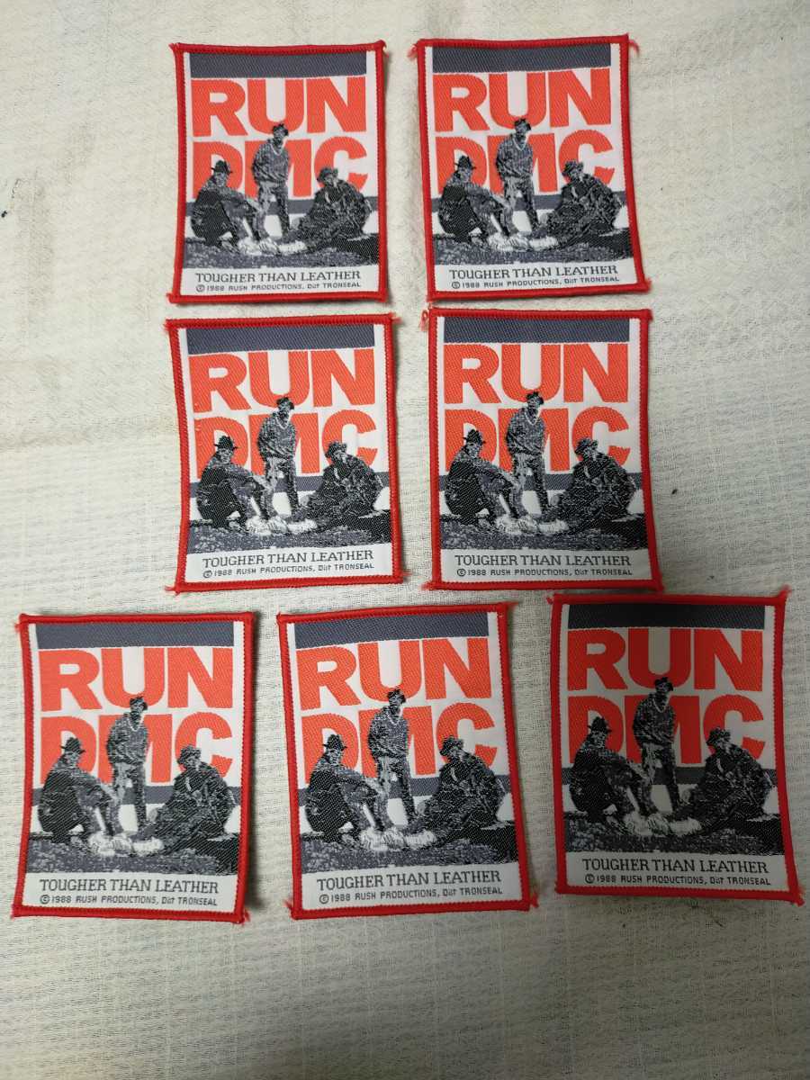 RUN DMC ワッペン ７枚 1988 HRW169の画像1
