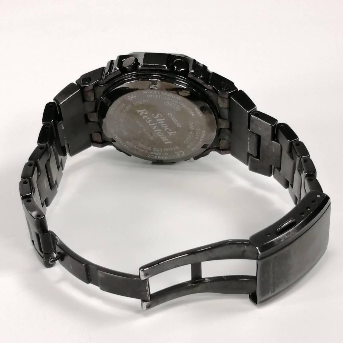 1スタ 稼働品 CASIO G-SHOCK カシオ Gショック GMW-B5000 Bluetooth タフソーラー デジタル ブラック 腕時計 メンズ 1円_画像5