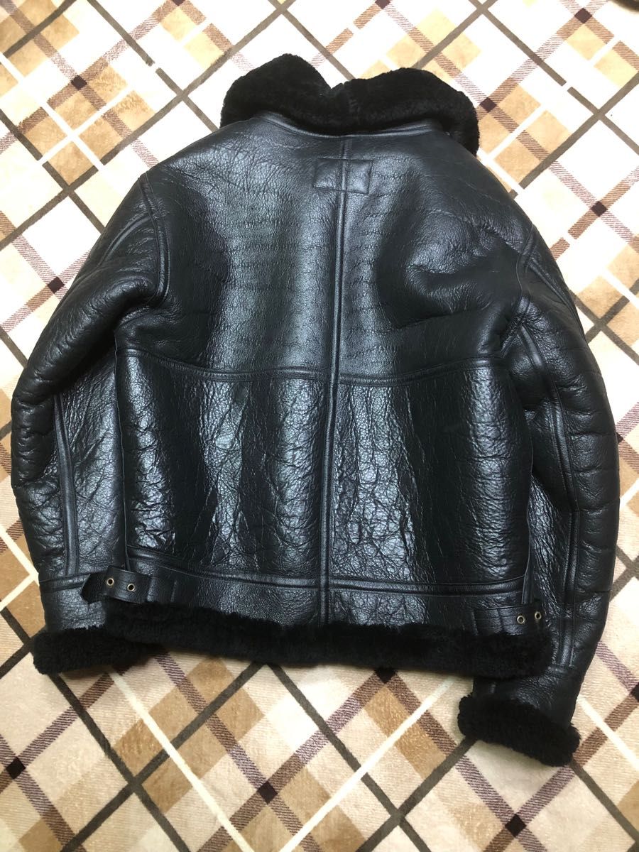 TOBEL TYPE B-3ムートンフライトジャケット オールブラック TOBEL TYPE B-3ムートンフライトジャケット オールブラック
