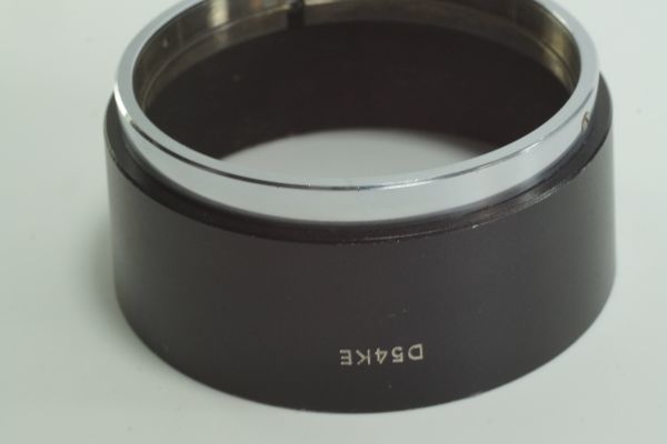 plnyeA010[おおむねキレイ 送料無料]MINOLTA D54KE 55mmF1.8 MC55mmF1.7用 内径54mm カブセ式 メタルフード ミノルタ オートロッコール_画像1